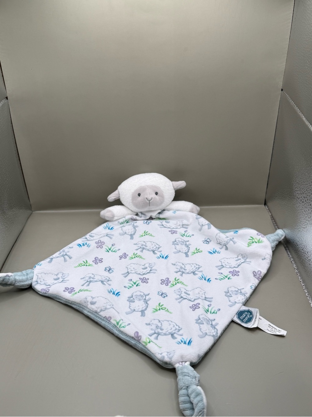 Mary Meyer Little Knotties Lamb Baby Lovey Security Blanket Soother Plush